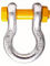 1,25 Duim ZAL 12 Ton Brede het Staalveiligheid Pin Bow Shackle van Lichaamssluitingen