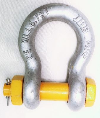 Hot Dip gegalvaniseerde ketenboogen voor boultype keten WLL 30T-175T 5.4x minimale breekbelasting 2x beveiligingsbelasting