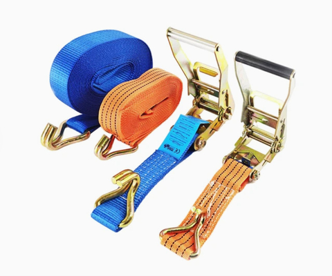 Zware platte haakjes Polyester ratchet bandjes
