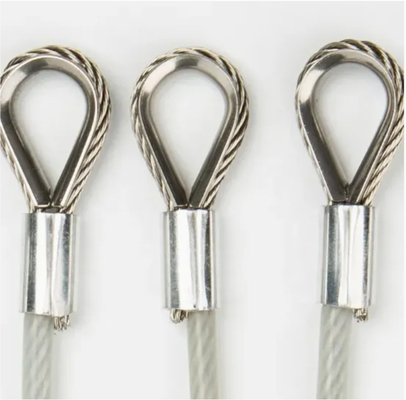 3" zware draad touw sling met duim
