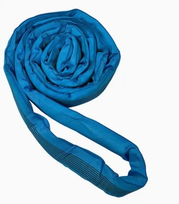 12 ton polyester eindeloze ronde sling 10,0 meter Superieure flexibiliteit voor complexe rigging