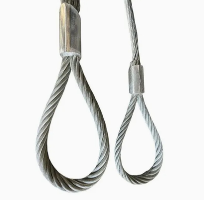 Houten wiel draadkabel hijsband met hoge capaciteit | 2mm-28mm diameter | Gegalvaniseerd