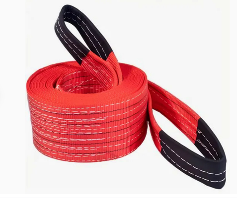 En 1492-2 Gecertificeerde 10-Ton Polyester Bandsling met Platte Lussen | Superieure Sterkte & Veiligheid