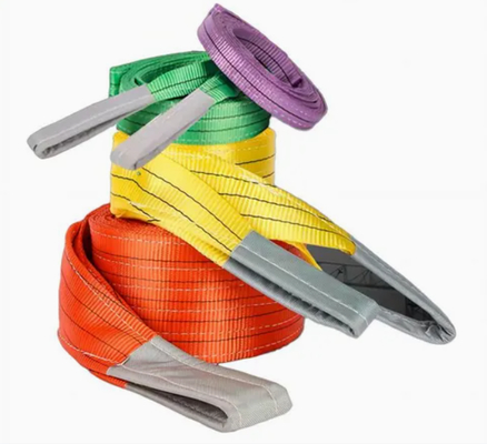 CE gecertificeerde polyester webbing sling 1t-15t capaciteit voor veilig en efficiënt landbouwopheffen