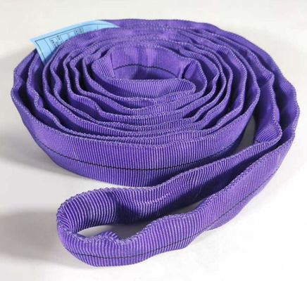 16 ton hefvermogen Flat Webbing Sling met 6 1 Veiligheidsfactor voor zware lading en veilig opheffen