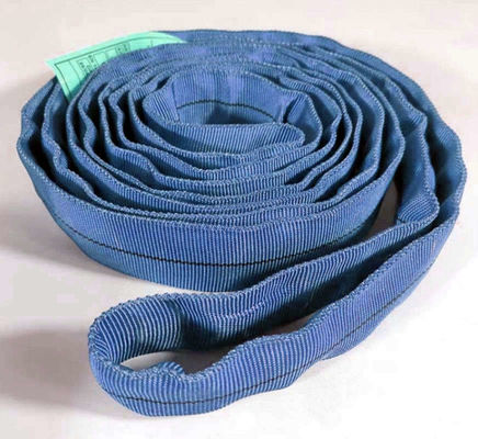 High Tenacity Blue Polyester Webbing Sling 240mm Breedte