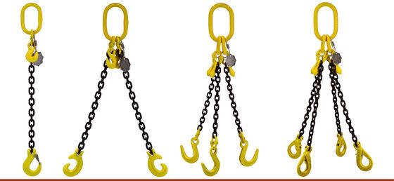Kracht Lifting Chain Sling Graad 80 6mm tot 32mm Aanpasbare OEM / ODM diensten op aanvraag