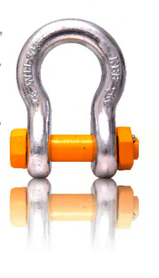Stalen veiligheidspin boog breed lichaam slot 1,25 inch WLL 12 ton