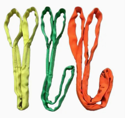 2 Tonne Oog & Oog Polyester Ronde Sling Heavy-Duty Lifting Solutions 1-10m Lengtes