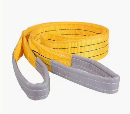 EN 1492-2 Gecertificeerde 10T polyester platte oog & oog webbing Sling ¢ Heavy-Duty Lifting Solution