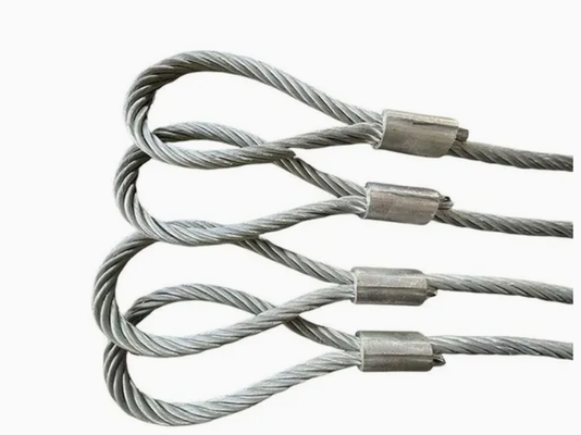 Houten wiel draadkabel hijsband met hoge capaciteit | 2mm-28mm diameter | Gegalvaniseerd