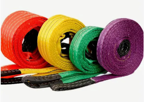 CE gecertificeerde polyester webbing sling 1t-15t capaciteit voor veilig en efficiënt landbouwopheffen