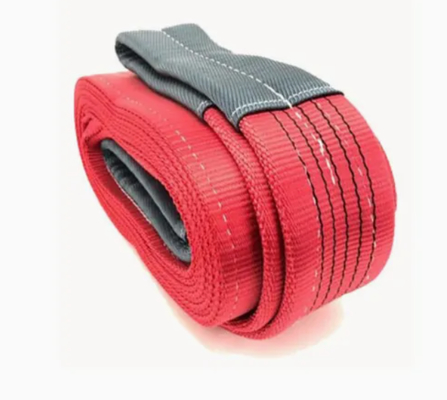 En 1492-2 Gecertificeerde 10-Ton Polyester Bandsling met Platte Lussen | Superieure Sterkte & Veiligheid